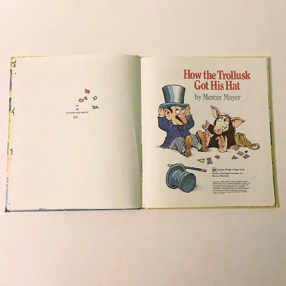 Vtg 1979 How  Trollusks Got His Hat by Mercer Mayer Golden HC - Picture 8 of 15